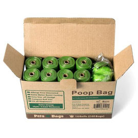 Ungiftige 100% biologisch abbaubare Heck-Taschen, biologisch abbaubare Plastiktasche-Nachfüllung Rolls
